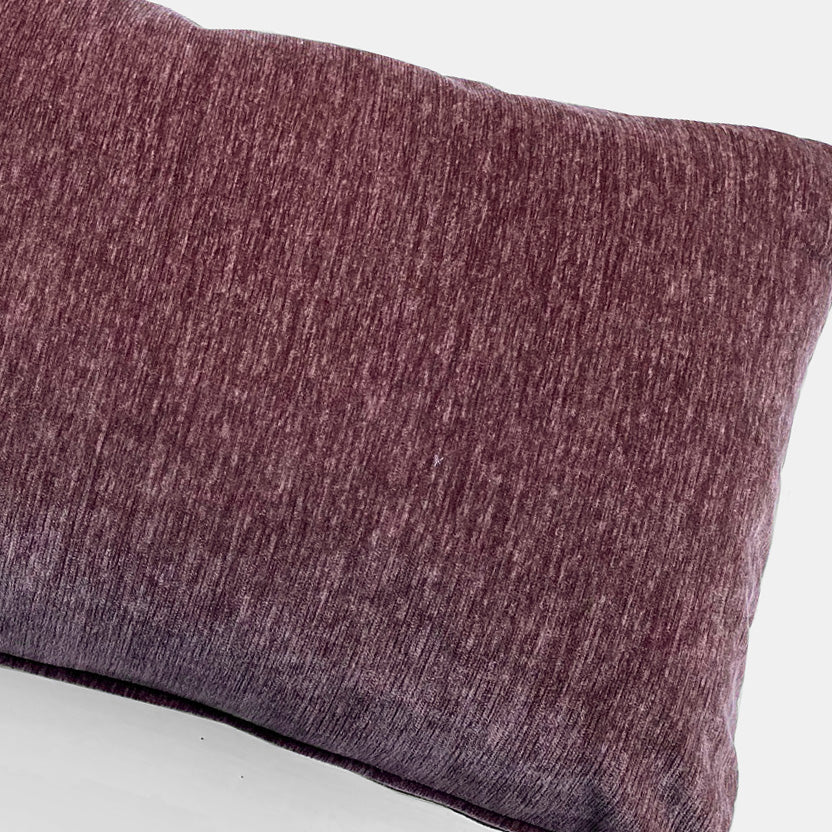 Everest Mulberry Velvet Pillow, lumbar