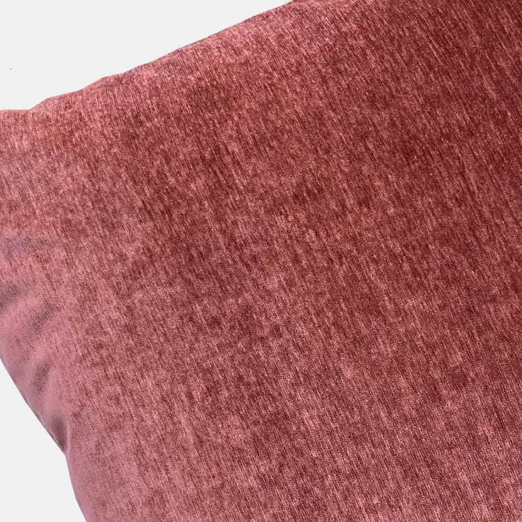 Everest Brick Velvet Pillow, square