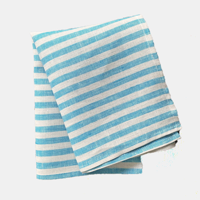 Teal Stripe Francis Kitchen Cloth