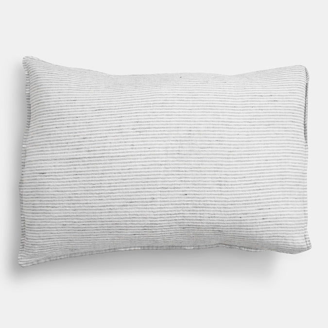 Linen Standard Pillowcase, pyjama stripe