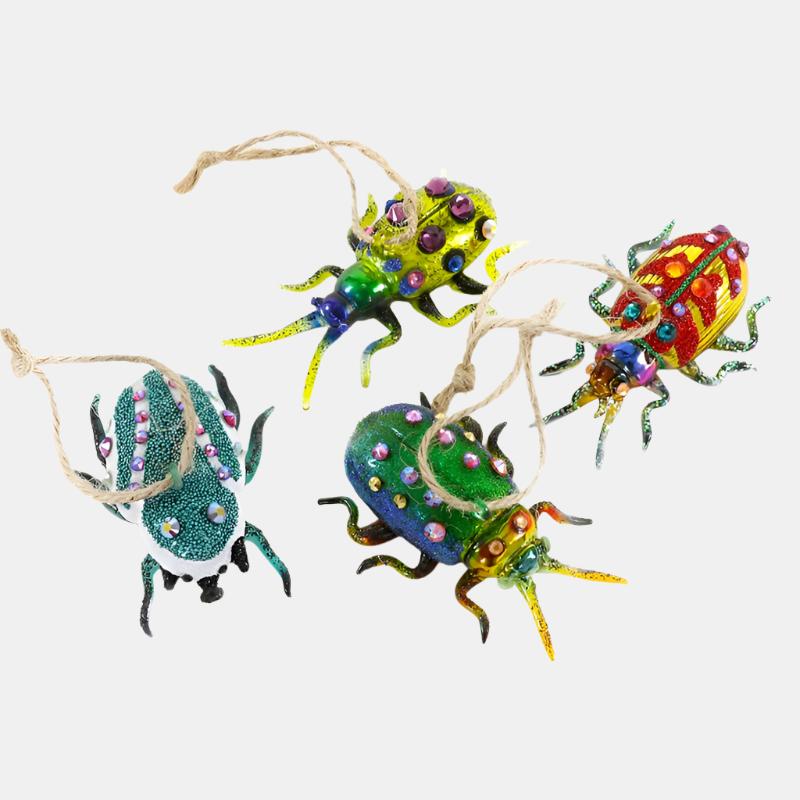 Tiny Beetle Ornament: Assorted