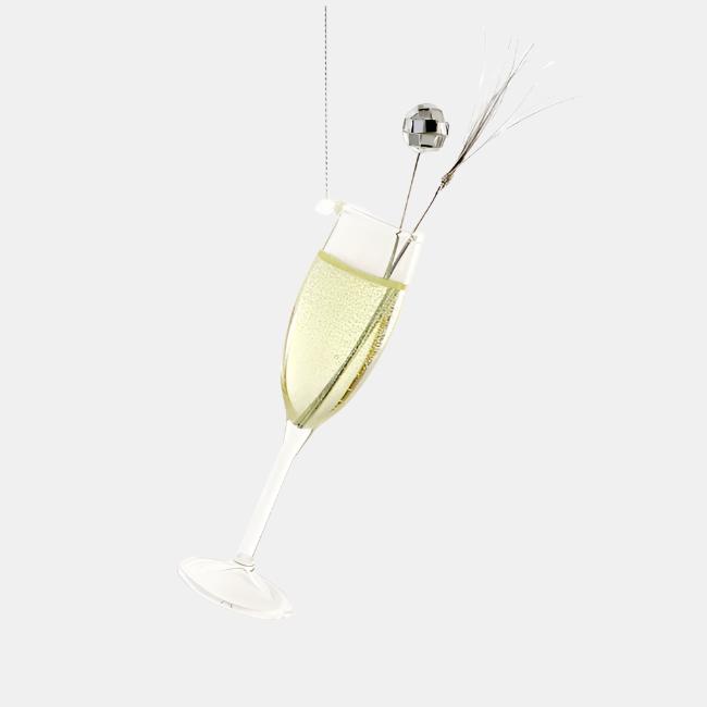 Pop, Fizz, Clink Ornament