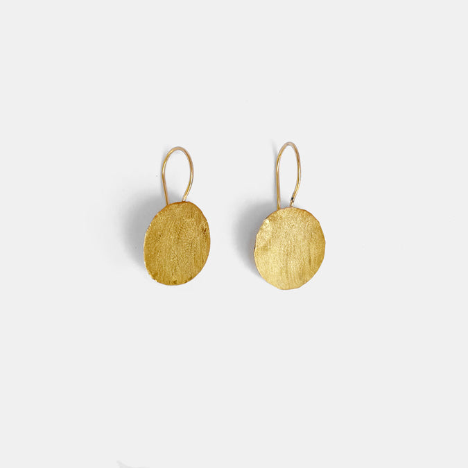 Golden Coin Earrings