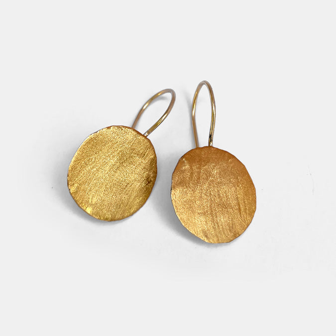 Golden Coin Earrings