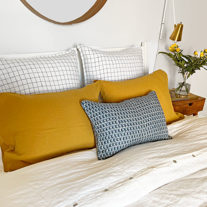 Linen Standard Pillowcase in Honey