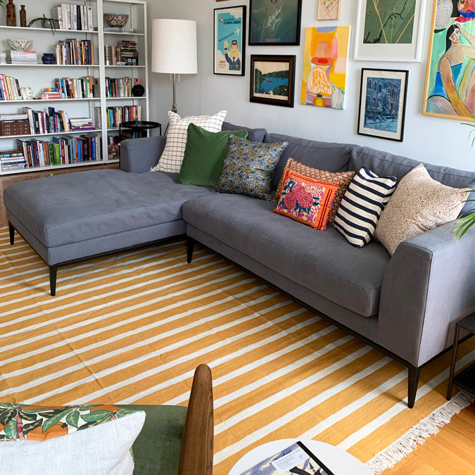 Winthrop Clover Velvet Square Pillow