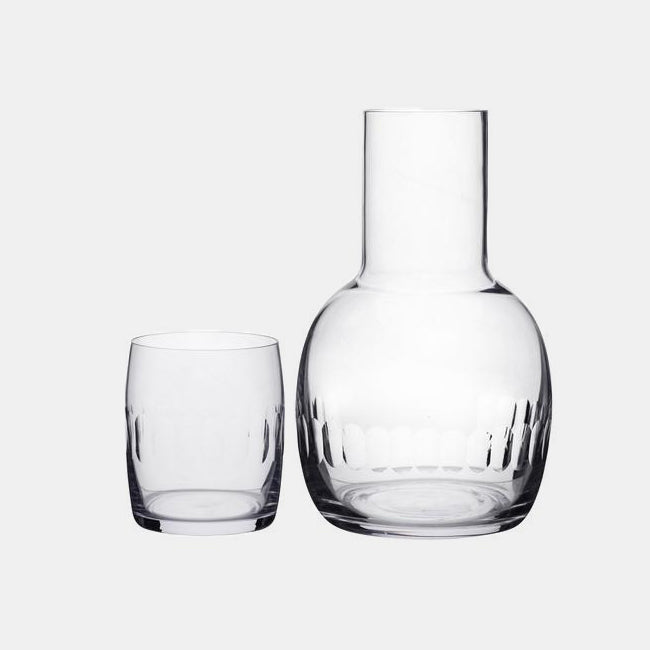 Crystal Glass Carafe with Lens