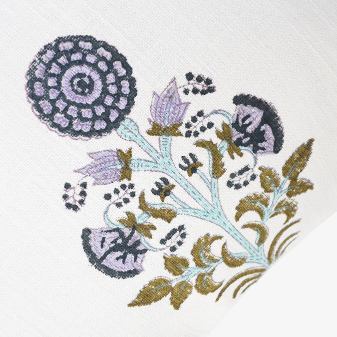 Periwinkle Kusum Square Pillow