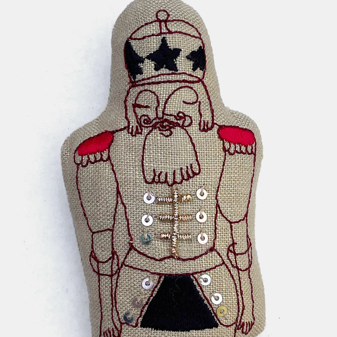 Nutcracker Lavender Sachet Ornament