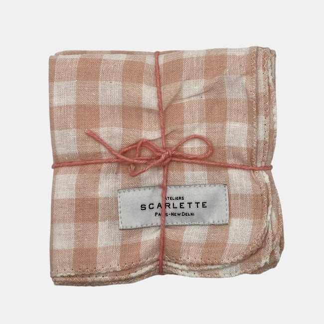 Libeccio Rose Napkins, set of 4