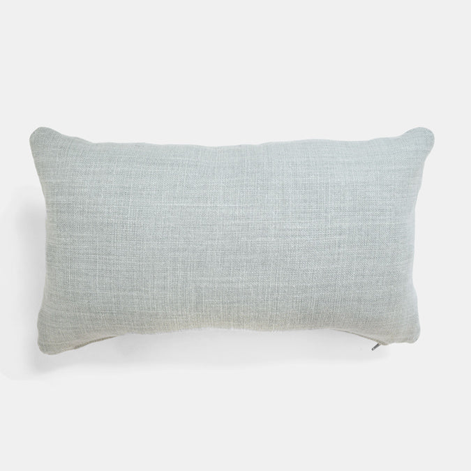 Old Mint Belgian Linen Pillow, lumbar