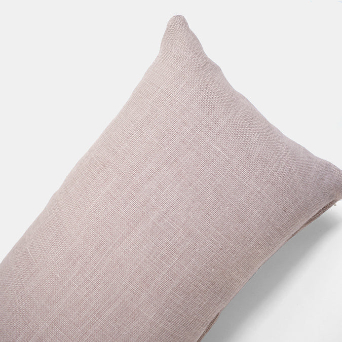Old Rose Belgian Linen Pillow, lumbar