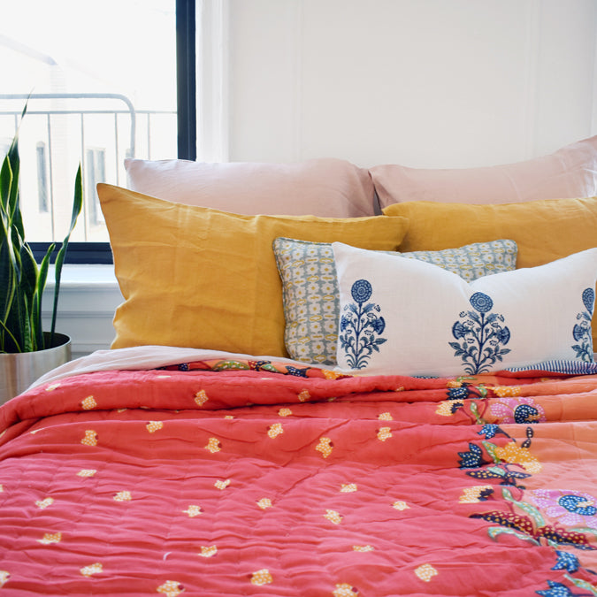 Linen Standard Pillowcase in Honey