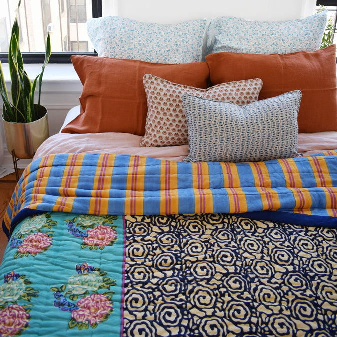 Linen Standard Pillowcase in Sienna