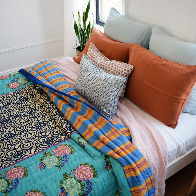 Linen Standard Pillowcase in Sienna