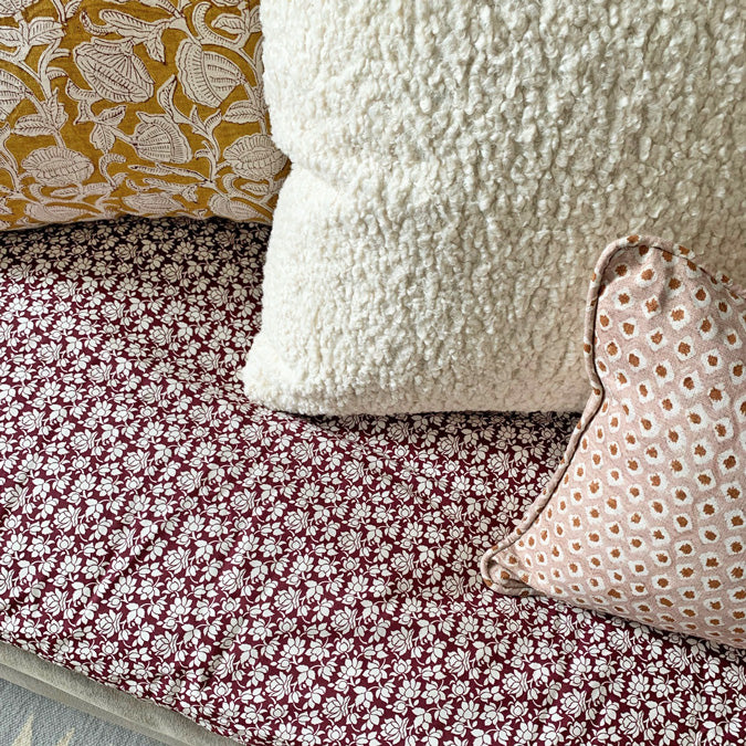 Marbella Saffron Square Pillow