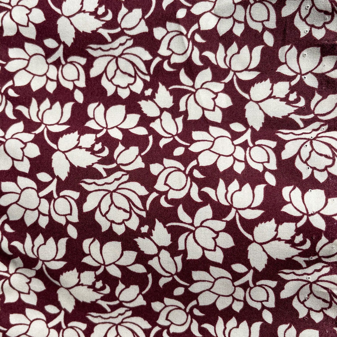 Little Lotus Burgundy Topper