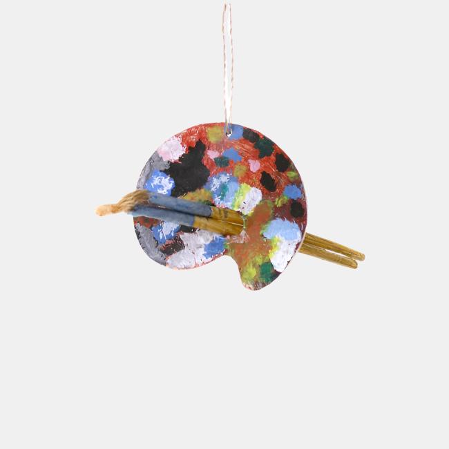 Vintage Artist Palette Ornament