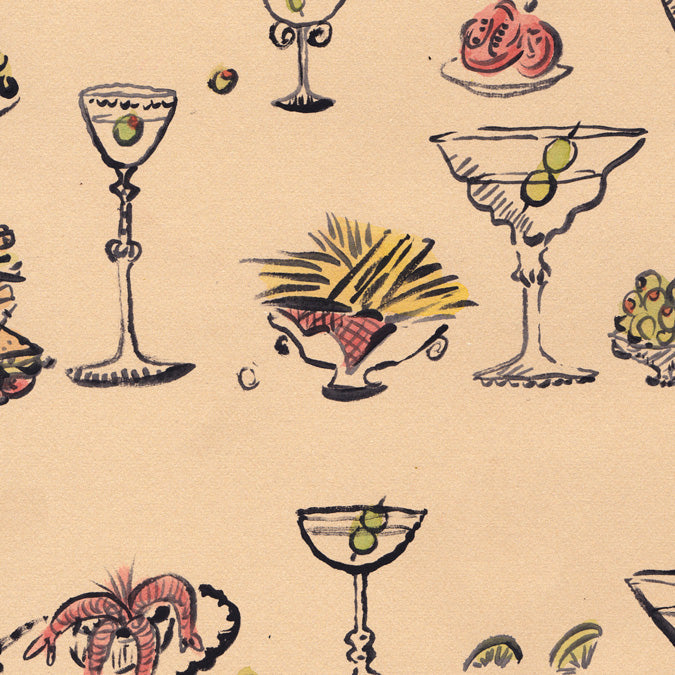 Martini and Fries (With an Order Of...) Print