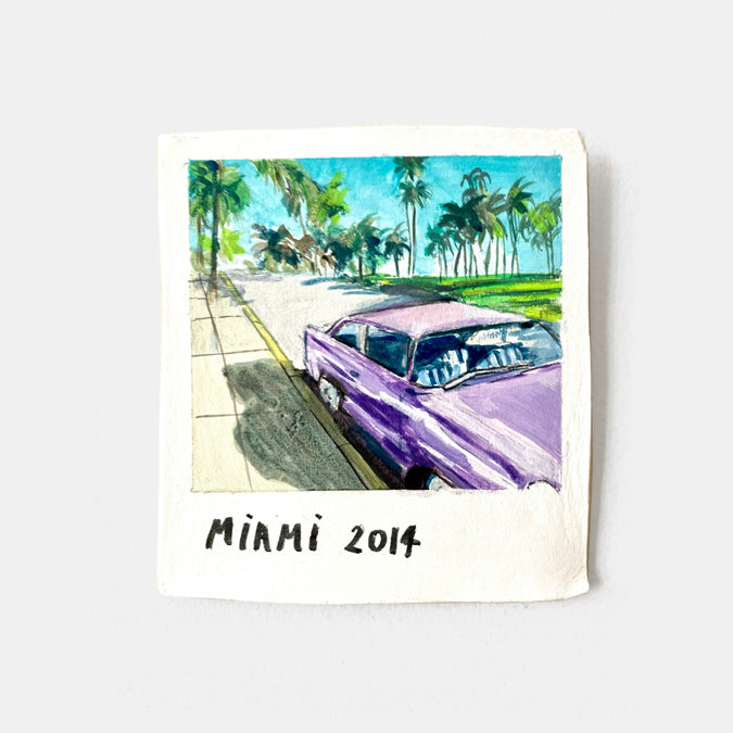 Clay Miami Polaroid Tile Wall Art