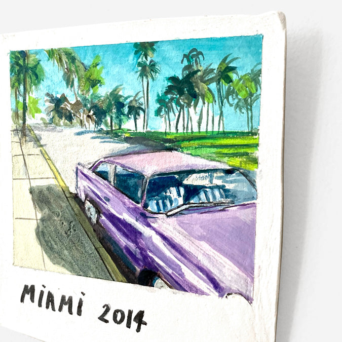 Clay Miami Polaroid Tile Wall Art