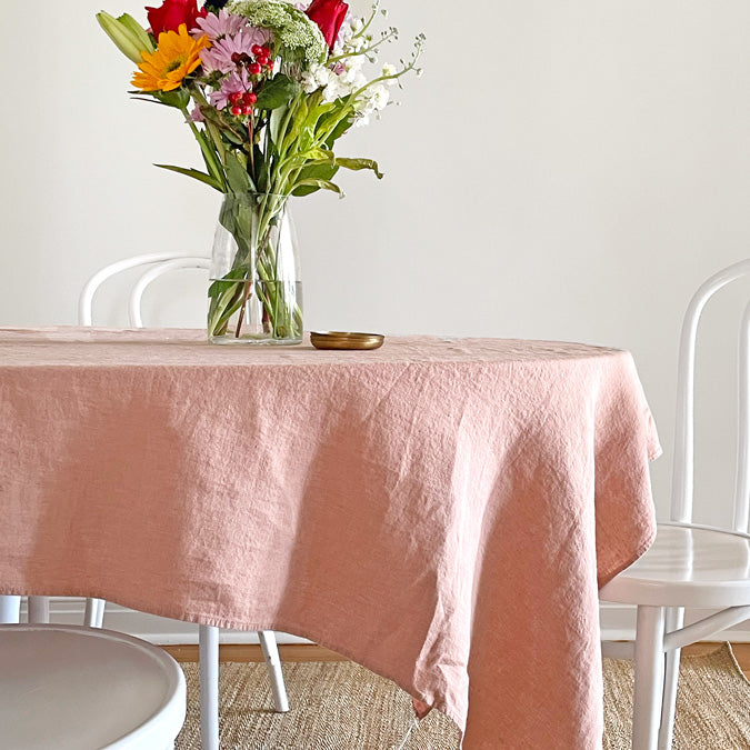 Linen Tablecloth in Moka