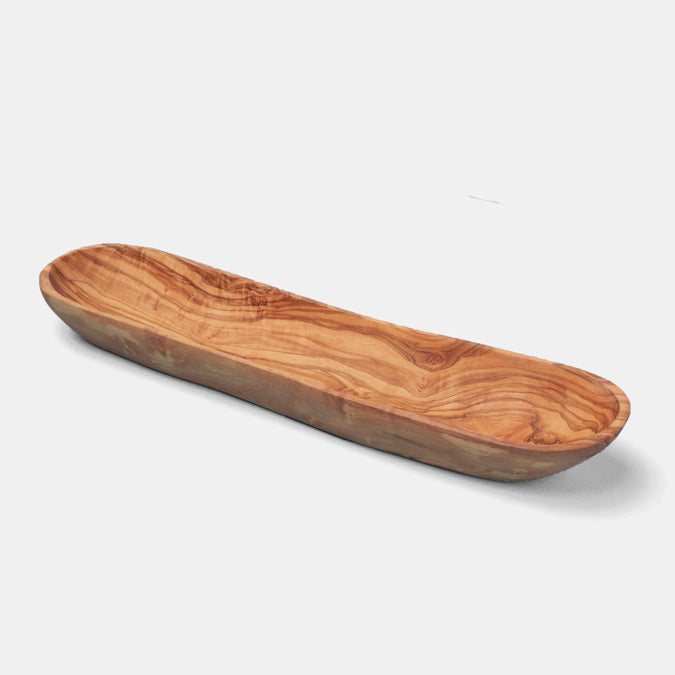 Large Olive Wood Oval Dish