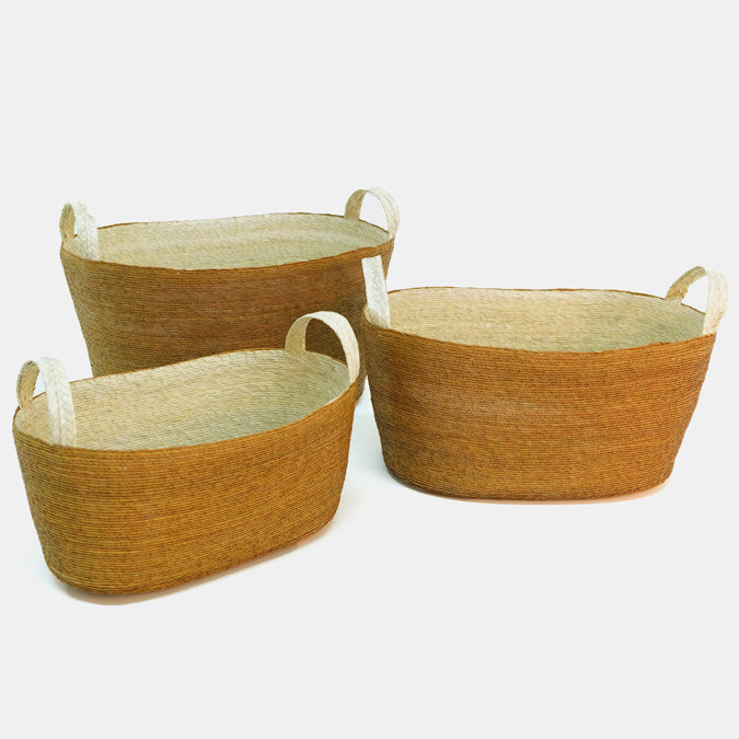 Large Dorado Oval Floor Basket