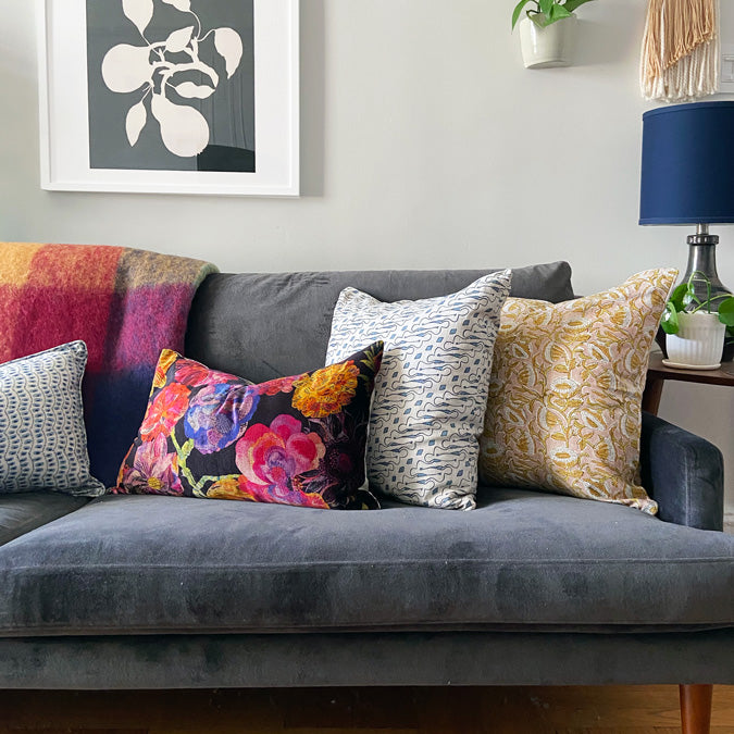 Jeffrey Rose Lumbar Pillow