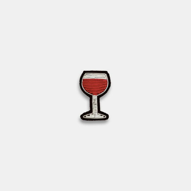 Glass of Red Wine Brooch