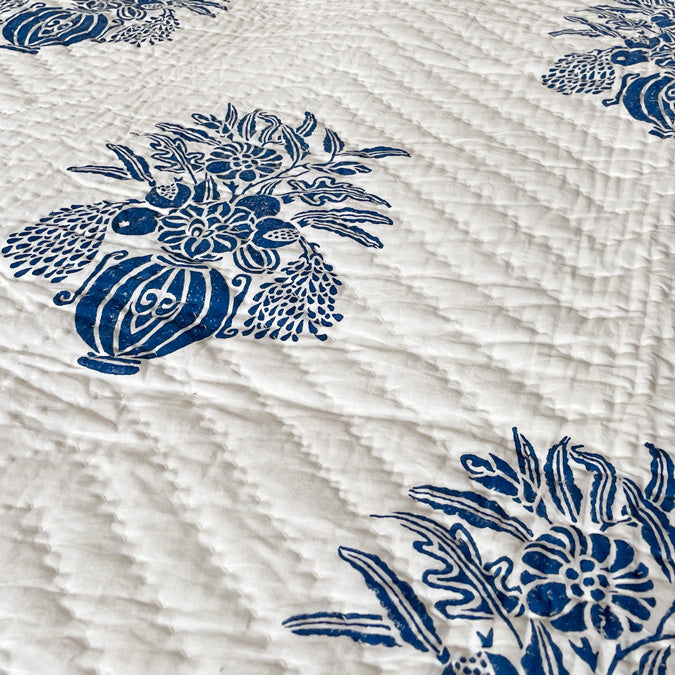 Guldasta Blue Quilt