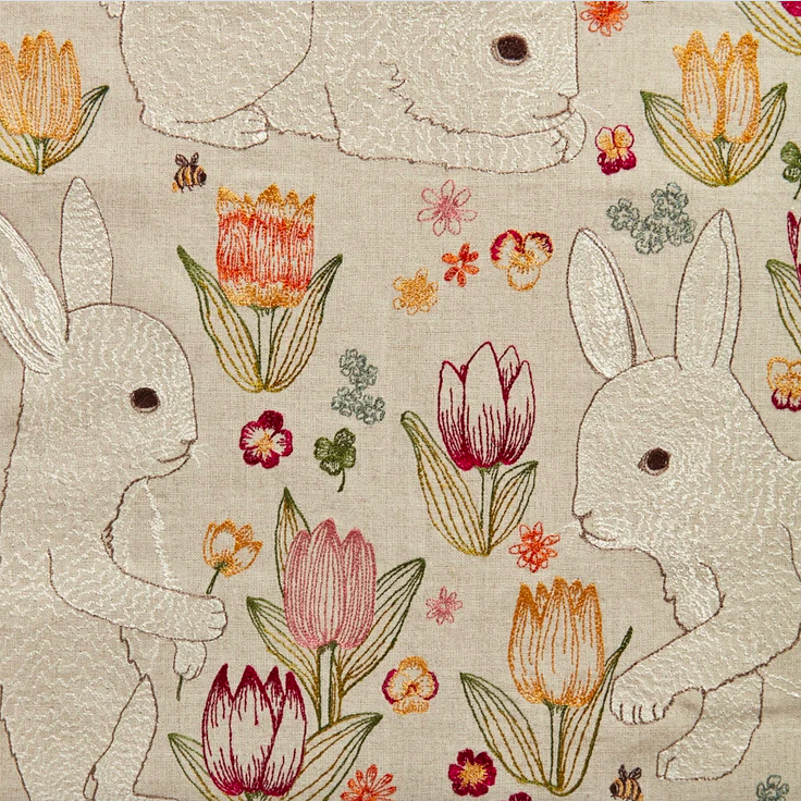 Bunnies and Blooms Table Runner