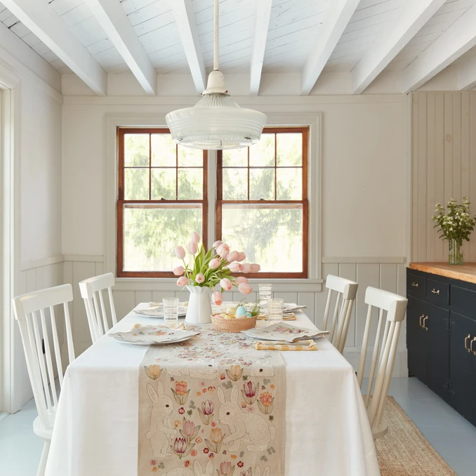 Bunnies and Blooms Table Runner