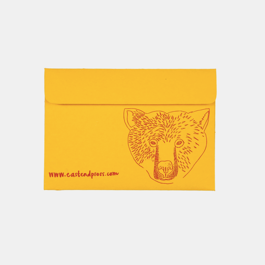 Bear Mask Greeting Card