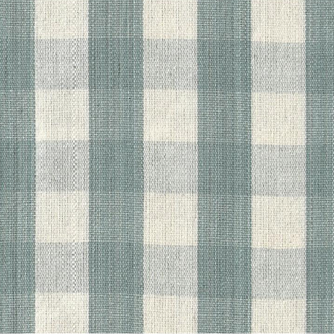 Celadon Green Gingham Pillow, square