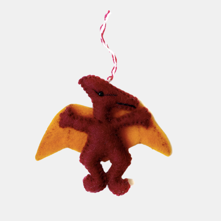 Pteranodon Dinosaur Felt Ornament