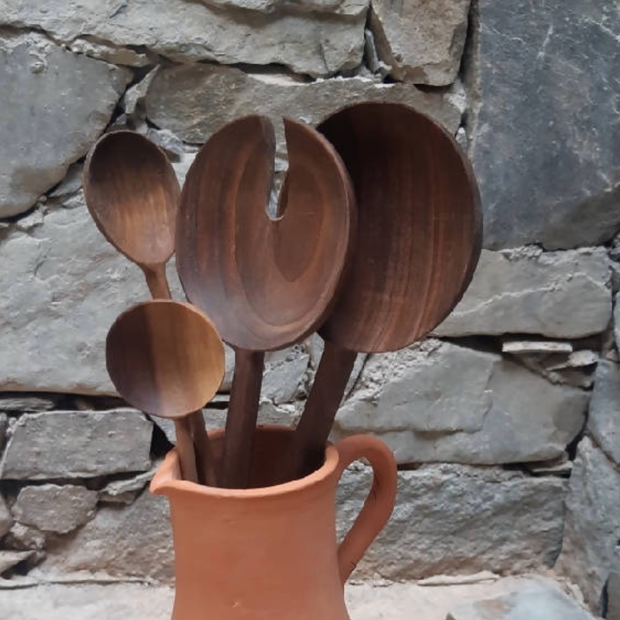 Round Spoon Serving Set