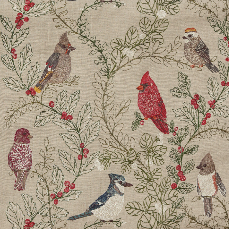 Winter Birds Table Runner