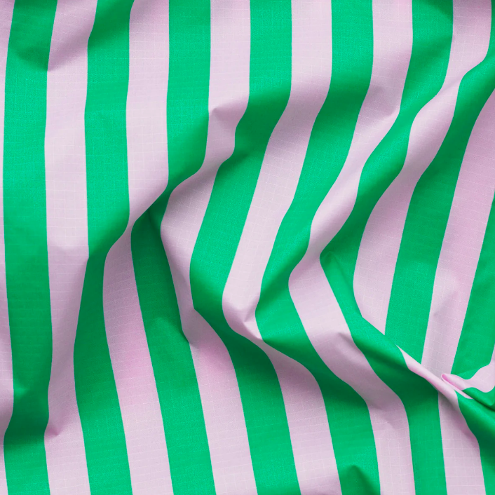 Pink Green Awning Stripe Standard Bag