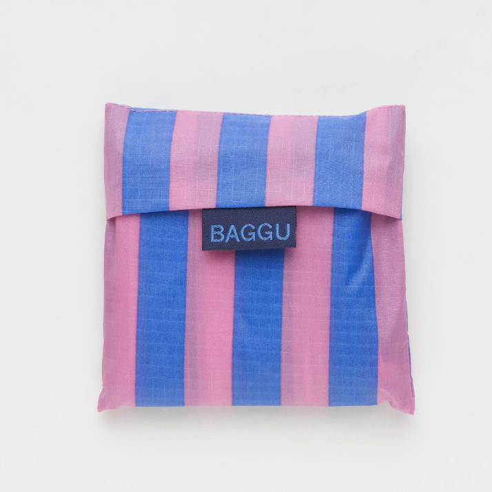 Blue Pink Awning Stripe Standard Bag