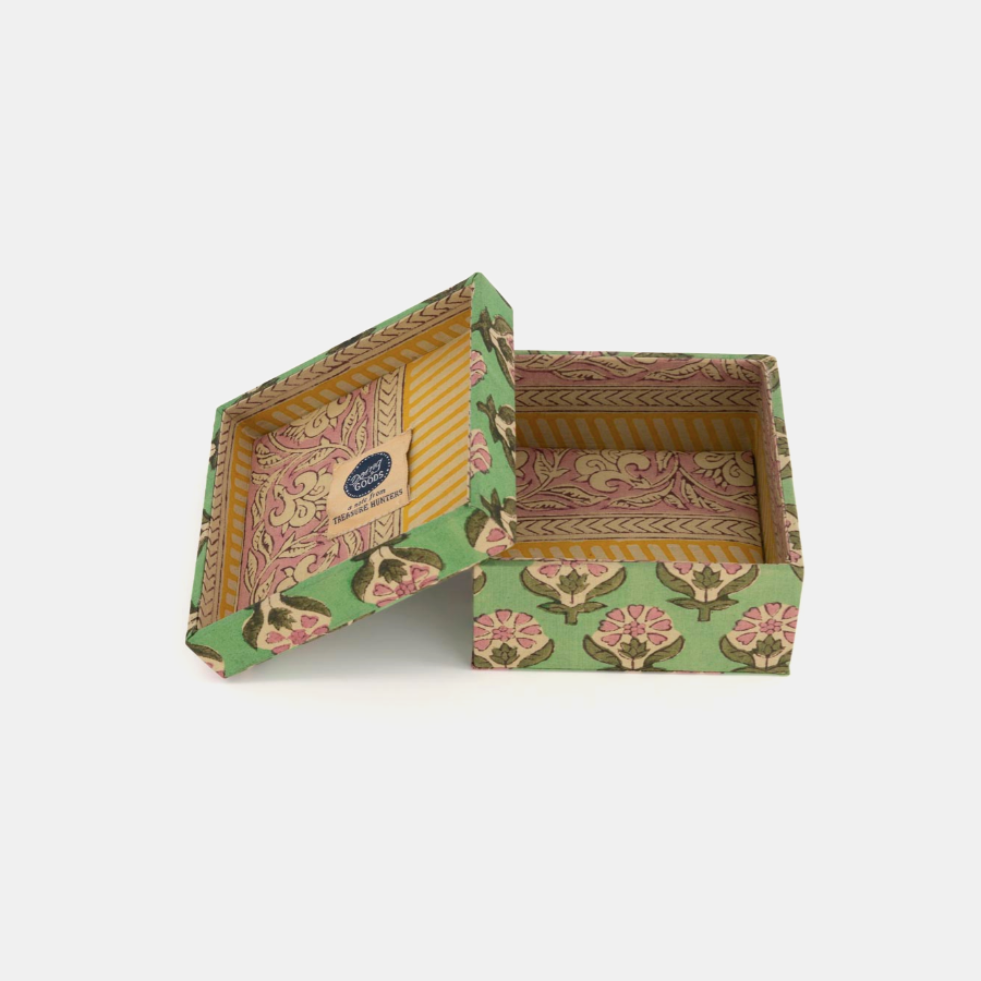 Emma Fabric Square Box