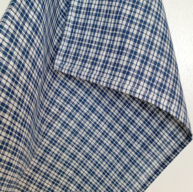 Navy Plaid Clemente Kitchen Cloth