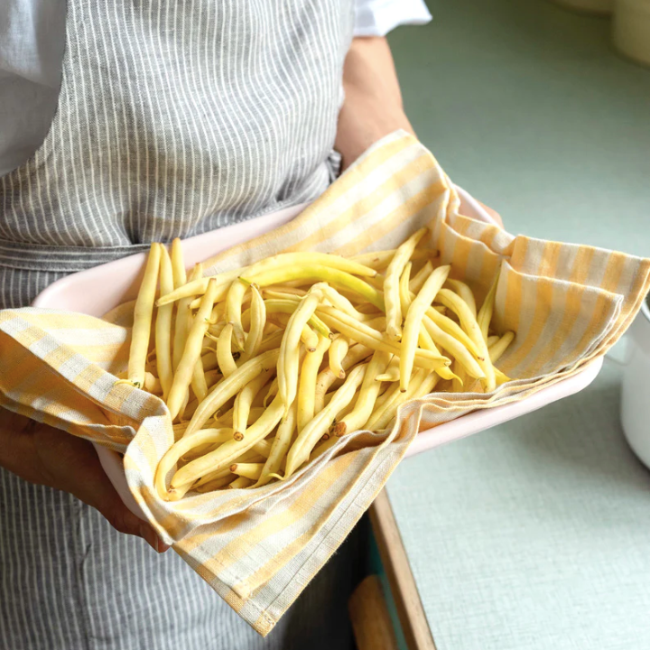 Yellow Stripe Henry Kitchen Cloth