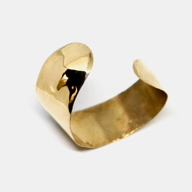 Slantt Amalfi Cuff is a beautiful brass cuff for a statement bracelet - Collyer's Mansion