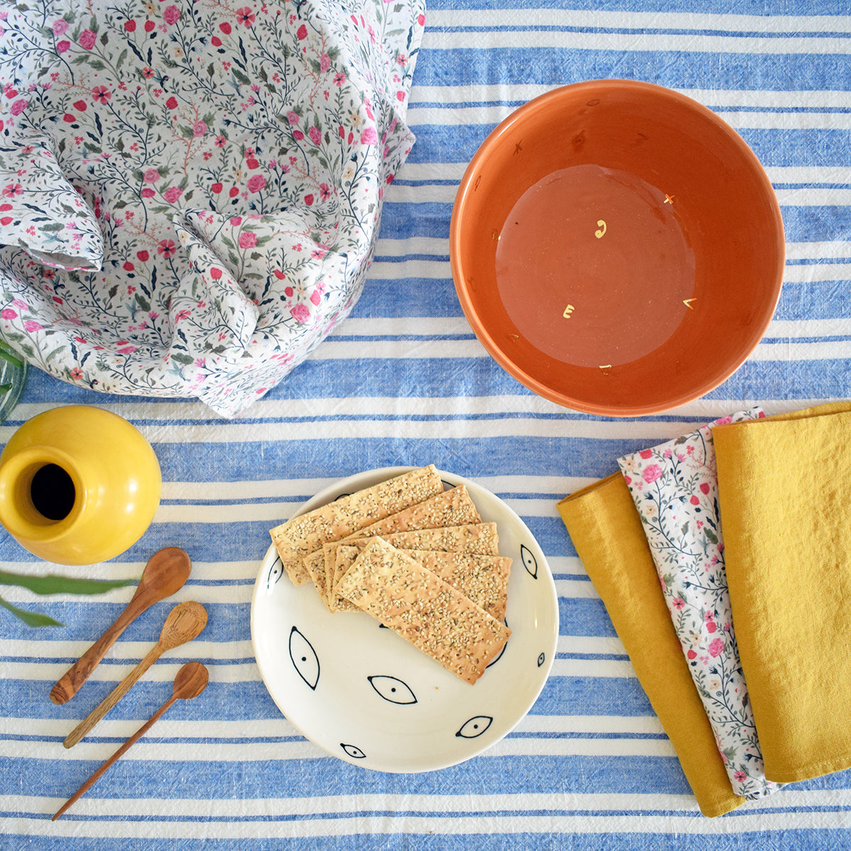Linen Napkin, honey, Napkin, Linge Particulier, Collyer's Mansion - Collyer's Mansion