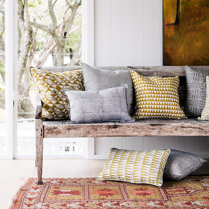 Tangier Saffron Lumbar Pillow