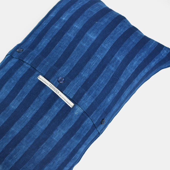 tensira - small lumbar pillow - cafe stripe — hedgerow