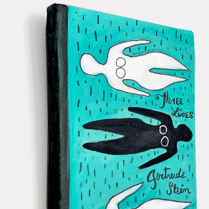 Teal Book Wall Art by The Clay Brush