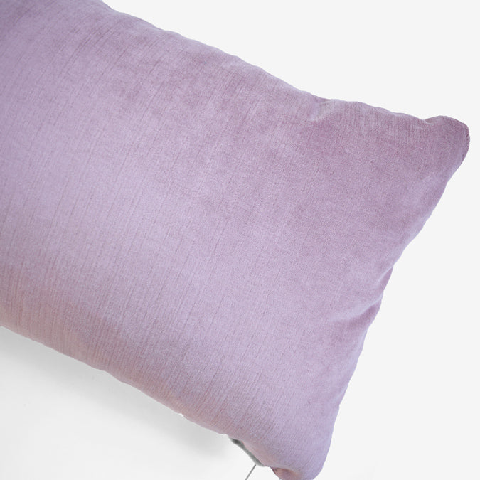 McKenzie Lilac Velvet Lumbar Pillow