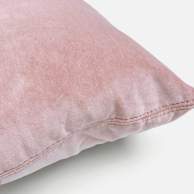 Sanibel Dahlia Velvet Pillow, lumbar
